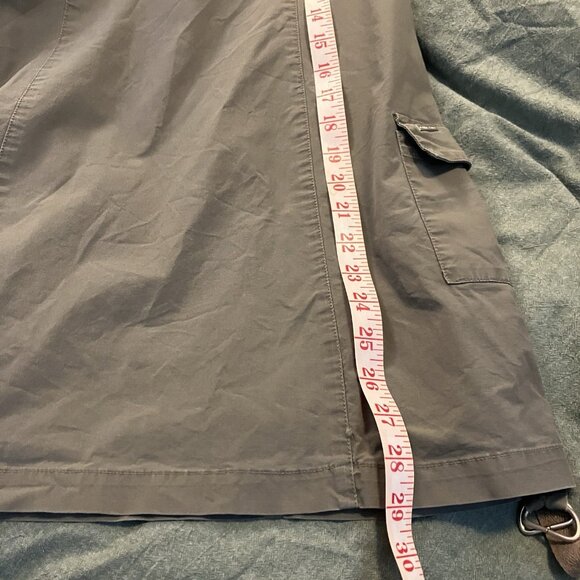 Y2K Point Zero Nicole Benisti Mini Dress Juniors 9 Green Cargo Utility - Picture 7 of 9